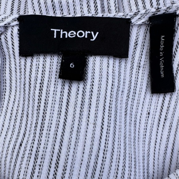 Theory "Alderdale" sleeveless striped shift dress - size 6 - Picture 2 of 4